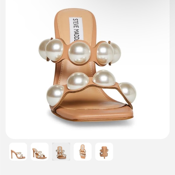 Steve Madden Jovanni Heel Tan sandals - Picture 3 of 5
